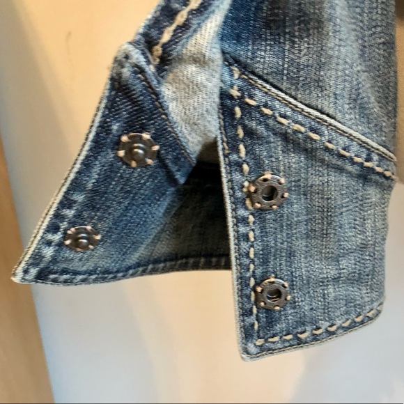 Elie Tahari Denim Jacket Size Small - Picture 12 of 16